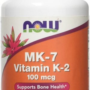 NOW MK-7 Vitamin K-2 100 mcg 60 Veg Capsules