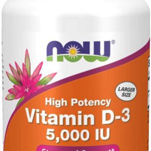 NOW Vitamin D-3 5000 IU/240 Softgels