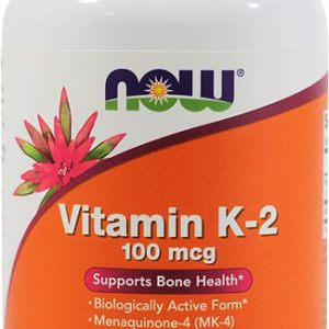 NOW Vitamin K-2 100mcg/100 Veg Capsules