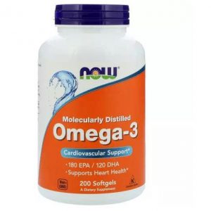 Viên uống dầu cá Fish Oil NOW Omega-3 (200 viên)